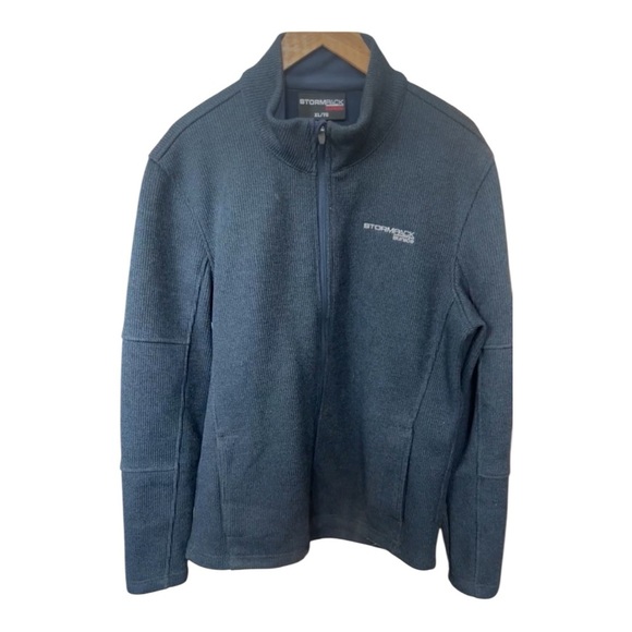 StormPack Sunice Men’s Thermal Jacket Dark Blue Zip Up Size L - Picture 1 of 12